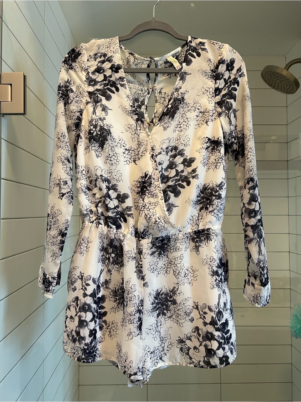 Free People Women’s XS Silky Floral Romper